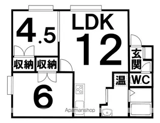 コーポマリノス【1階】の間取り